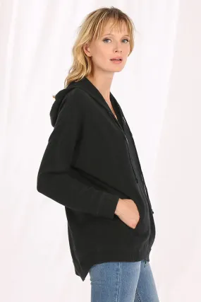 Minnie Rose Cashmere Oversized Zip Hoodie