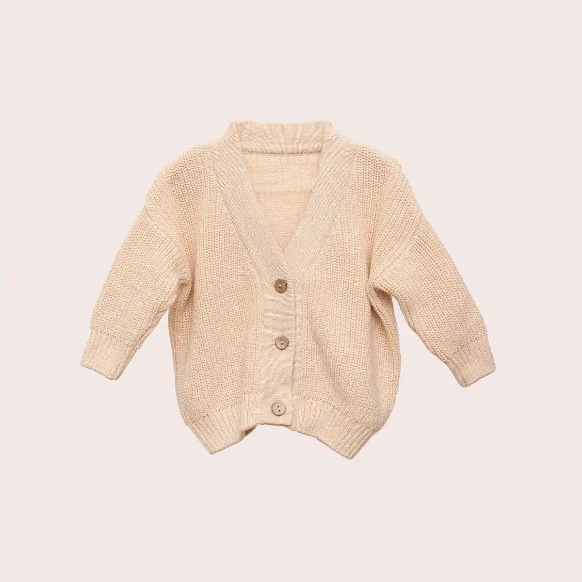 Natural knit cardigan