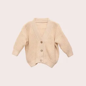 Natural knit cardigan