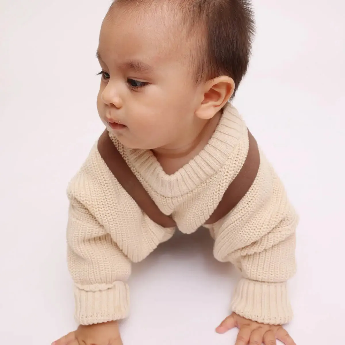 Natural knit cardigan