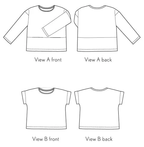 PDF Pattern - Bento Tee  | Liesl   Co