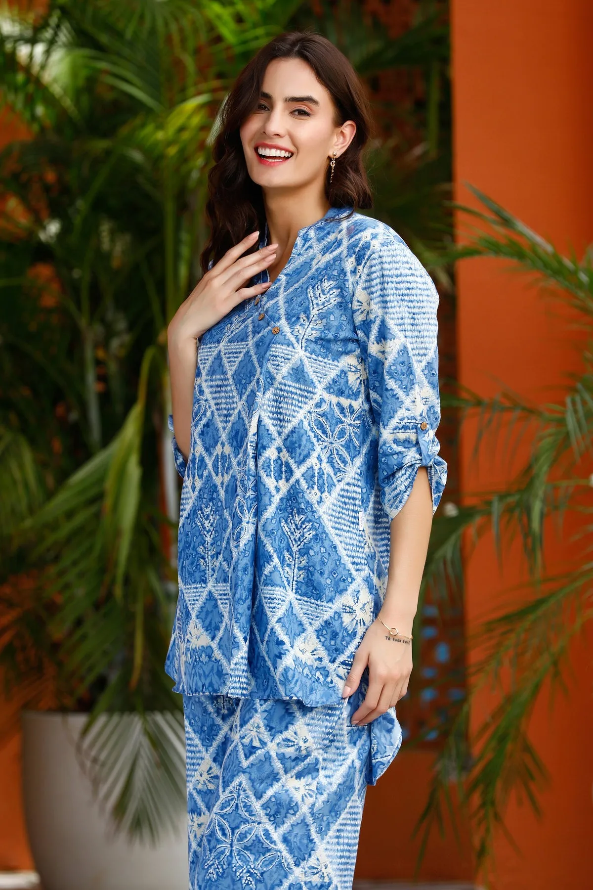 Pixel Cotton Co-ord Set