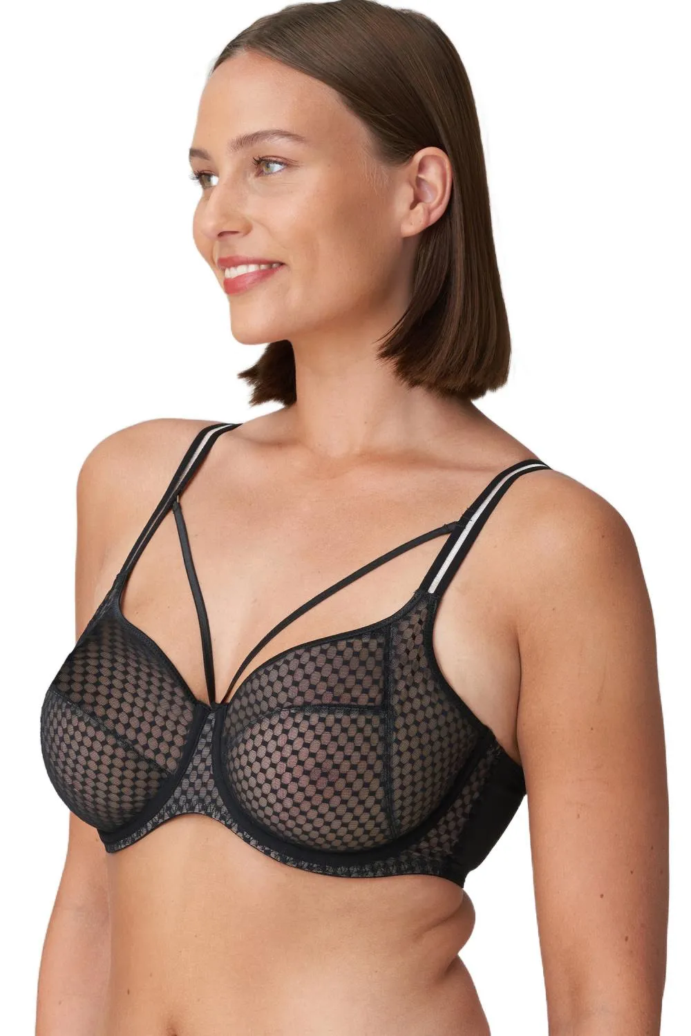 Prima Donna Twist Glass Beach Full Cup Bra, Black (0142350)