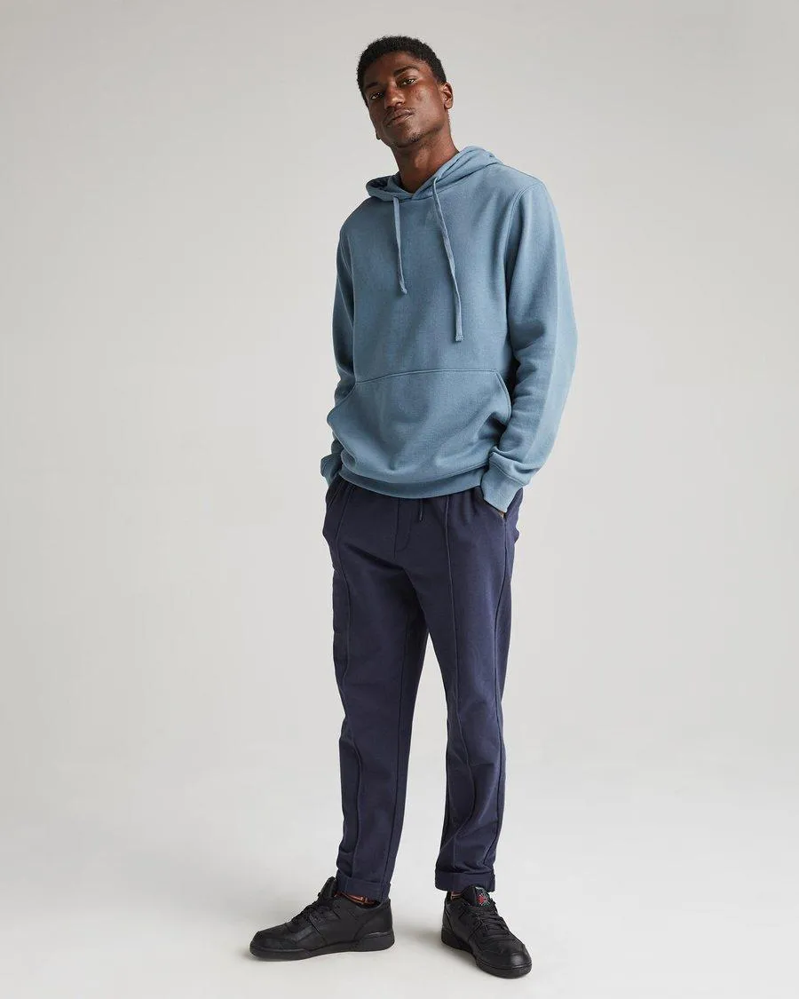 Recycled Fleece Pullover Hoodie (Blue Mirage)
