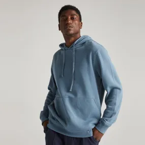 Recycled Fleece Pullover Hoodie (Blue Mirage)