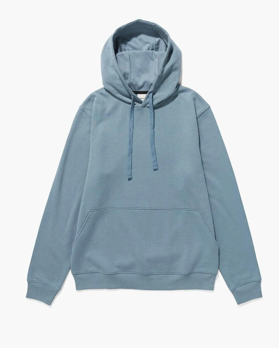 Recycled Fleece Pullover Hoodie (Blue Mirage)