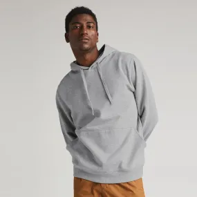 Recycled Fleece Pullover Hoodie (Heather Grey)
