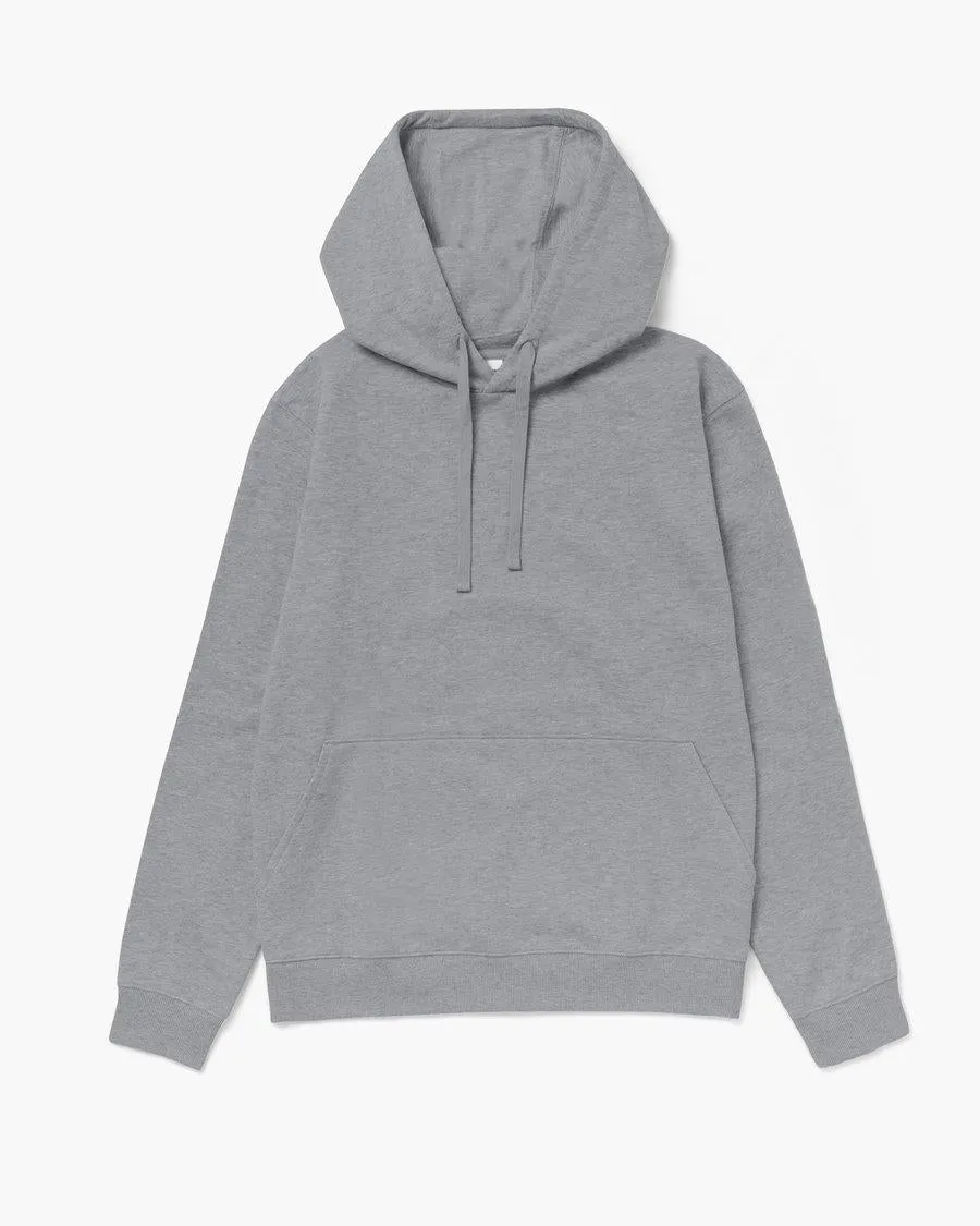 Recycled Fleece Pullover Hoodie (Heather Grey)
