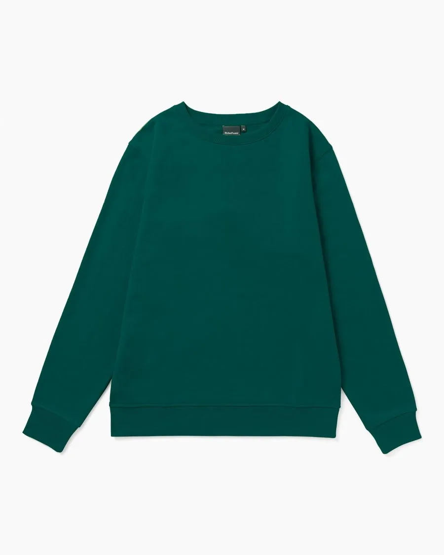 Recycled Fleece Sweatshirt (Green Garden)
