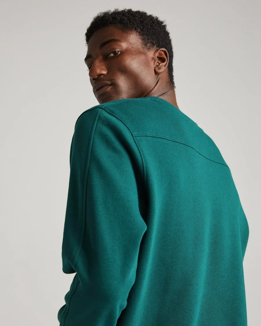 Recycled Fleece Sweatshirt (Green Garden)