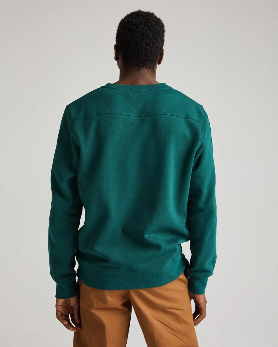 Recycled Fleece Sweatshirt (Green Garden)