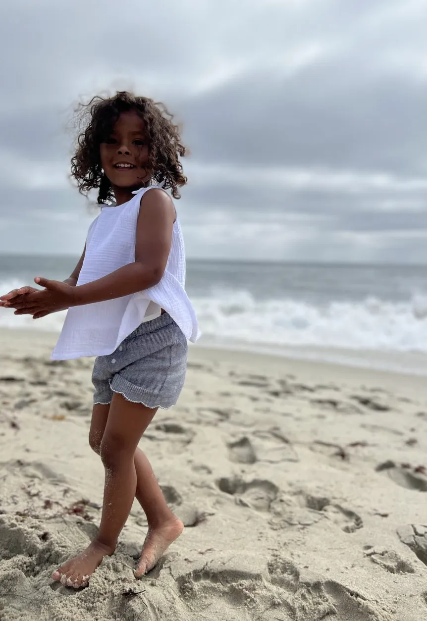 Sadie Check Shorts