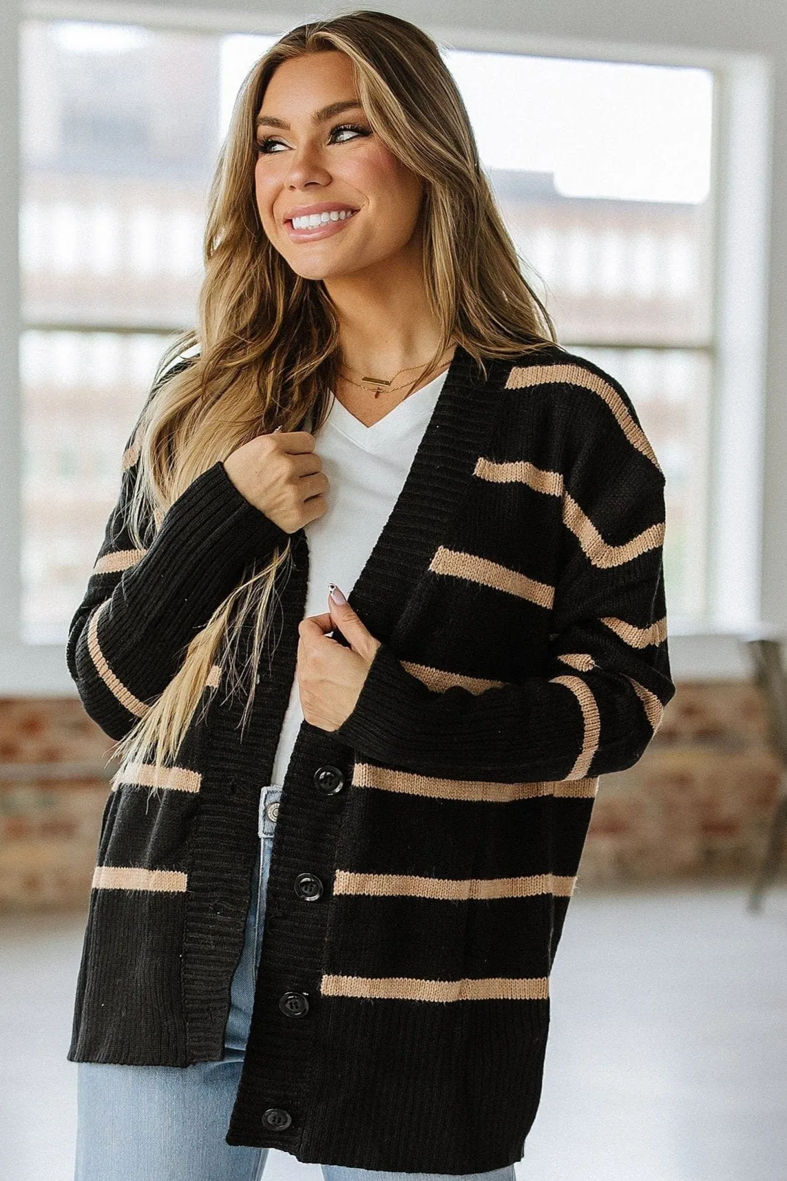 SALE - Jaxon Loose Buttoned Cardigan