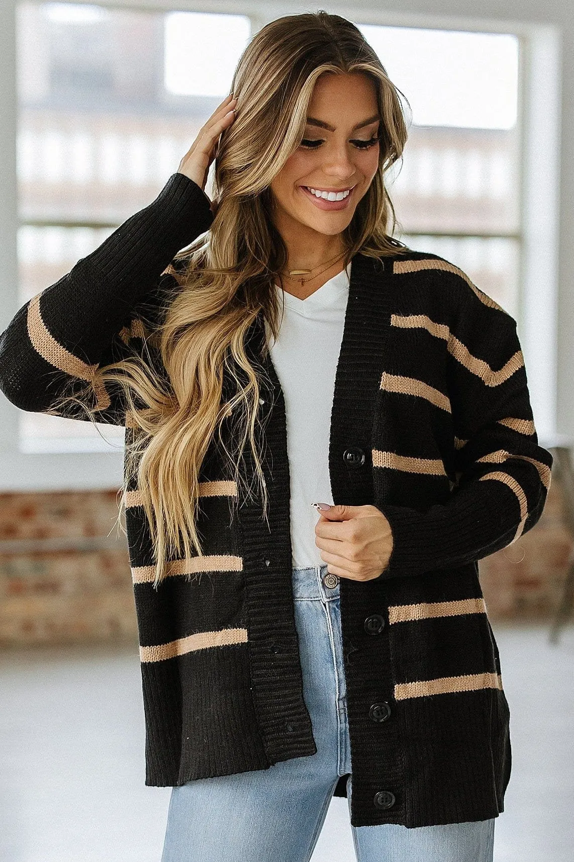 SALE - Jaxon Loose Buttoned Cardigan