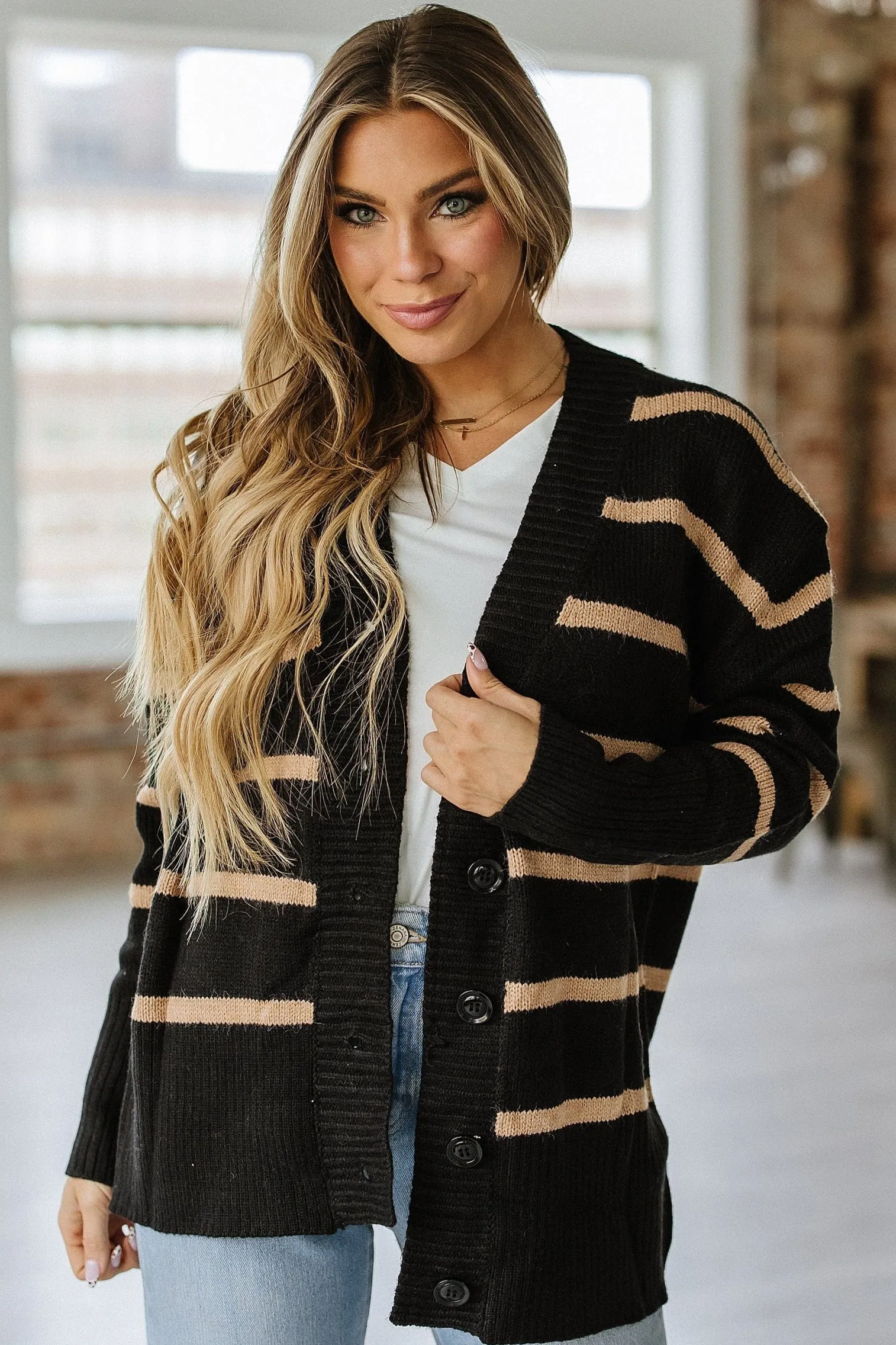 SALE - Jaxon Loose Buttoned Cardigan
