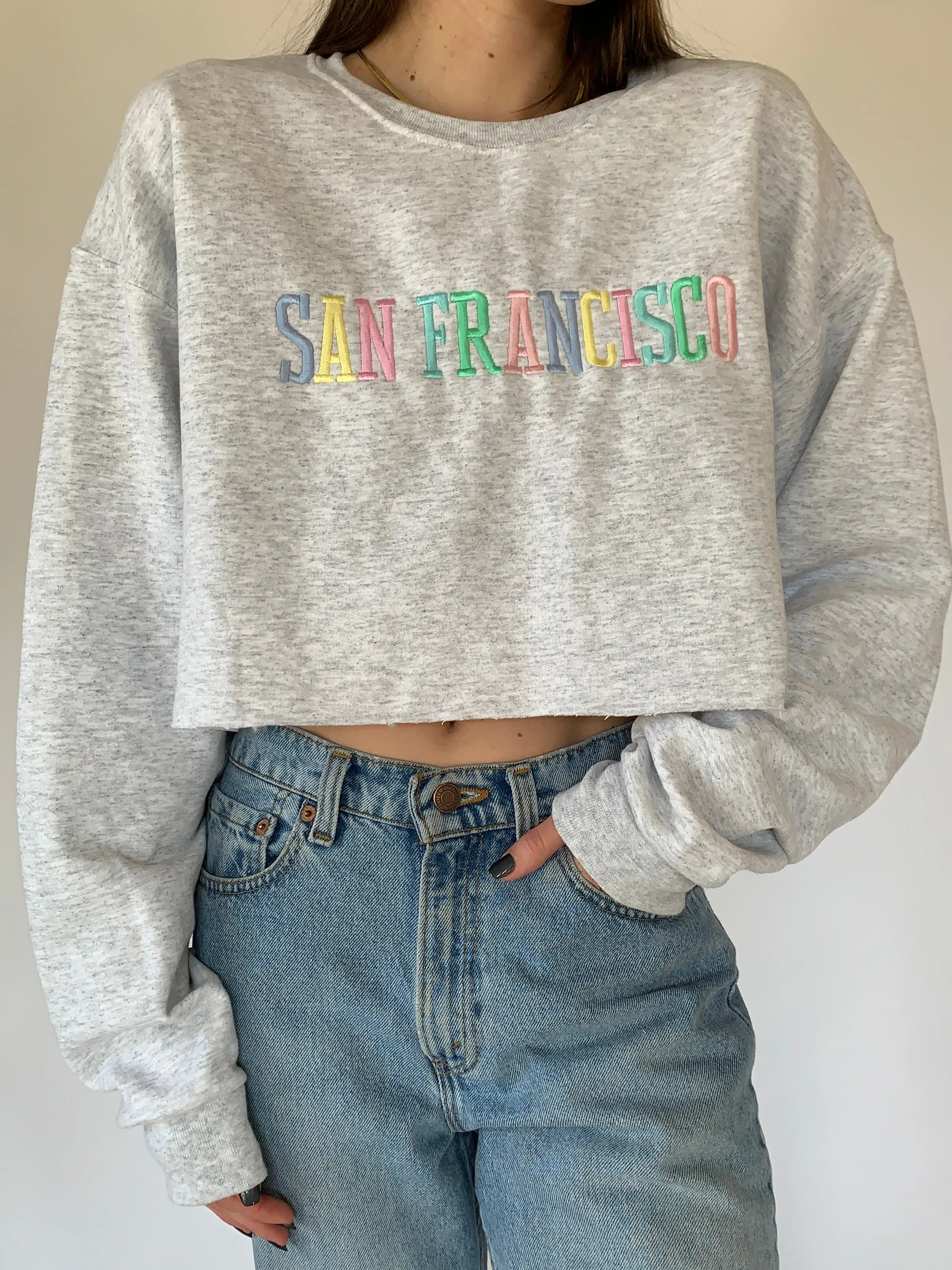 San Fran Cropped Crewneck