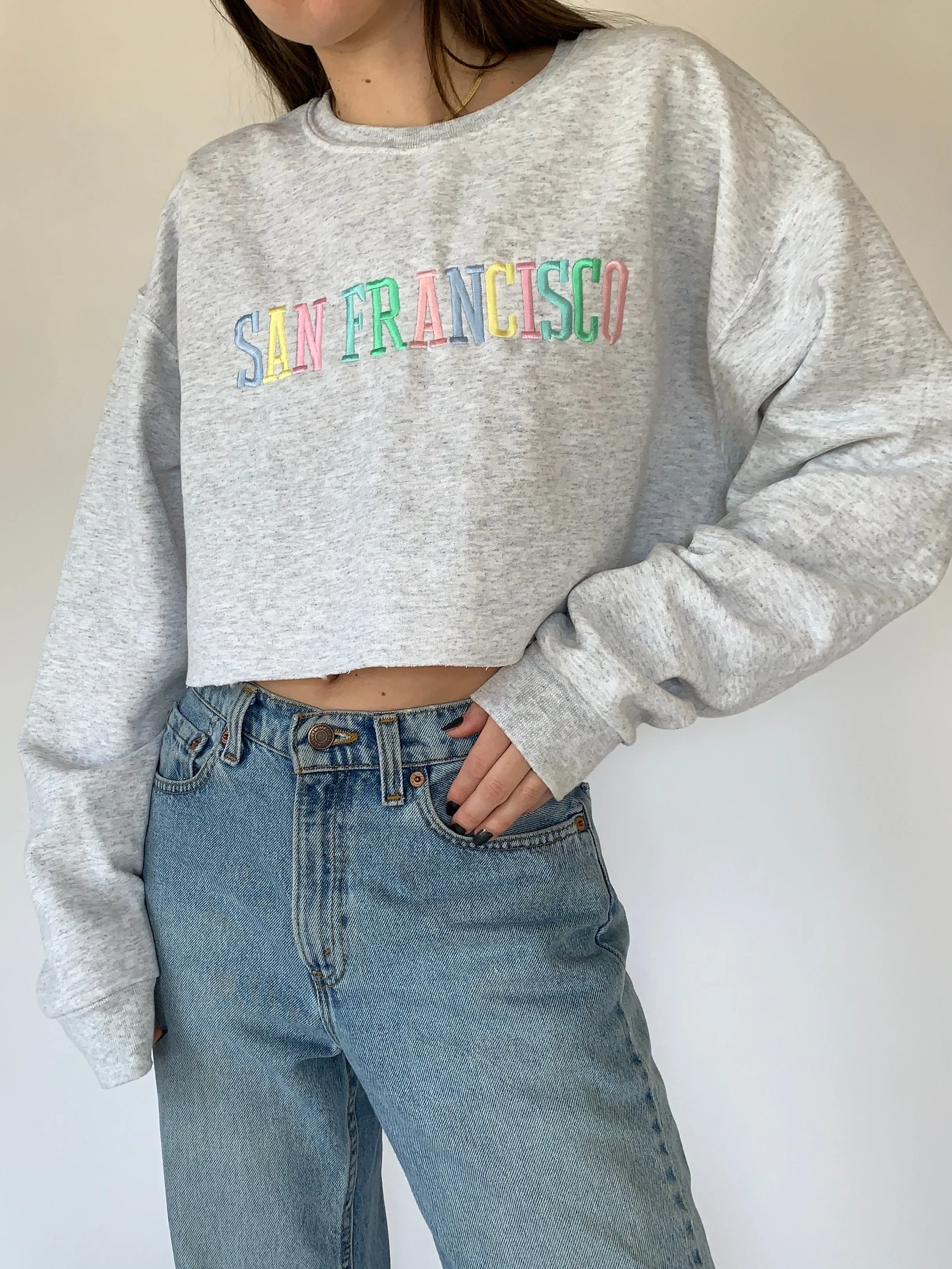San Fran Cropped Crewneck