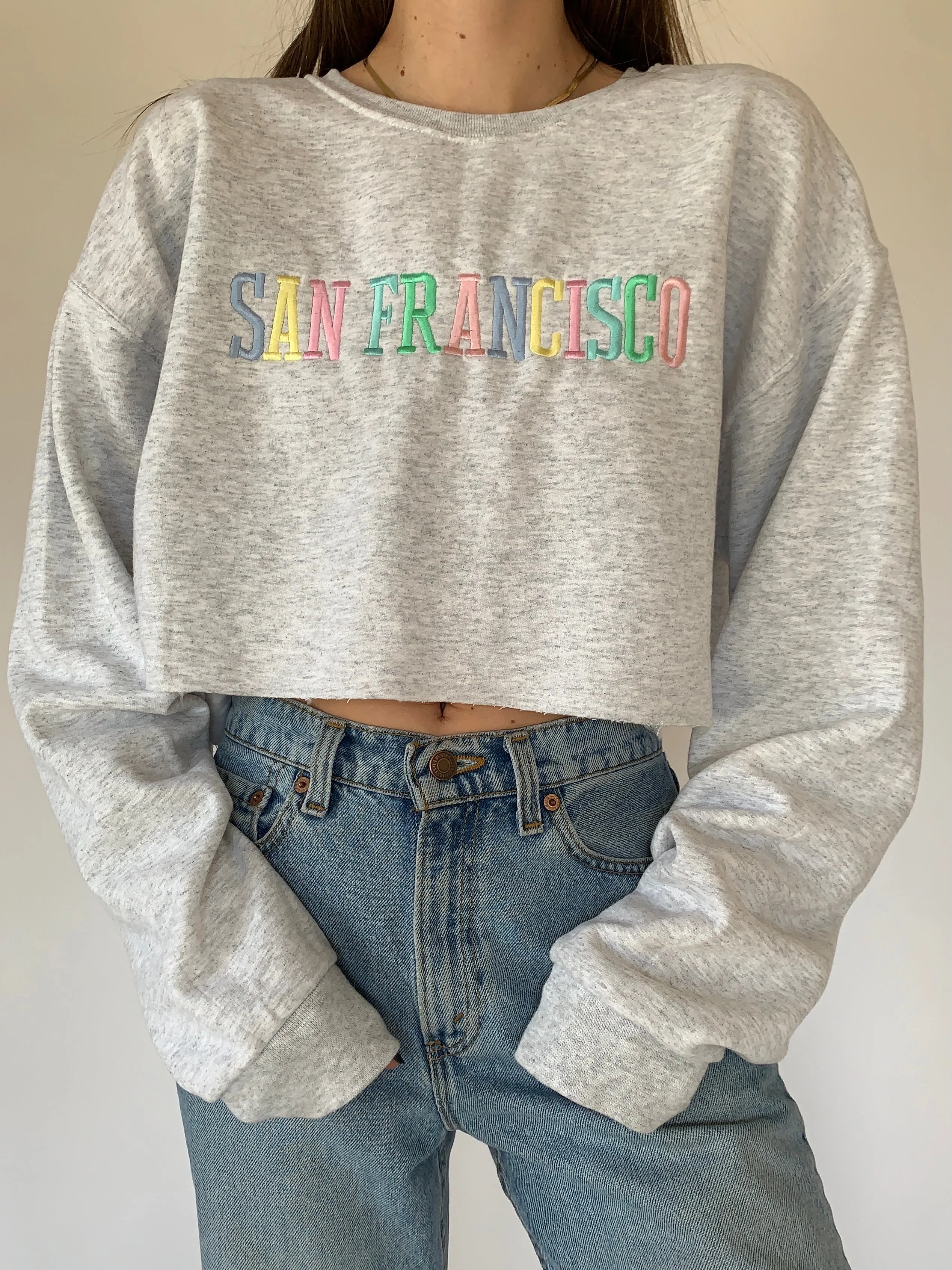 San Fran Cropped Crewneck