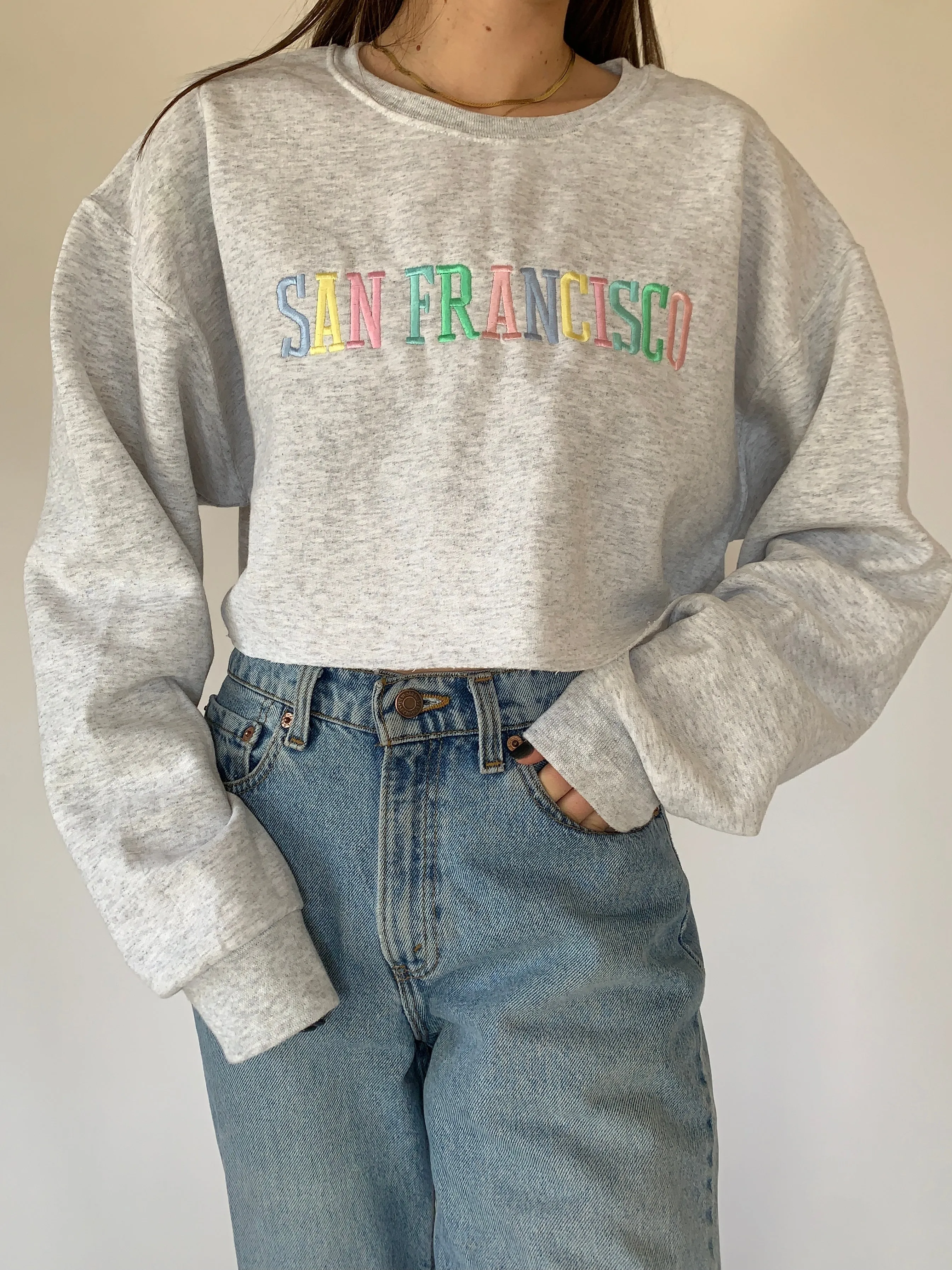 San Fran Cropped Crewneck