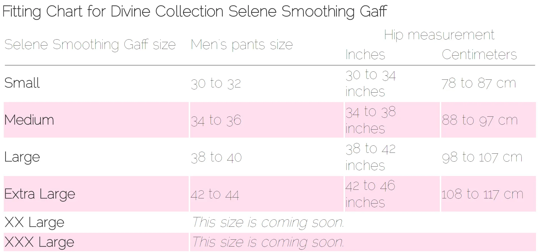 Selene Smoothing Gaff (Pussy Panty)