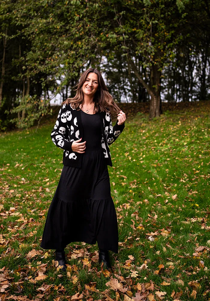 Skull Knit Cardigan