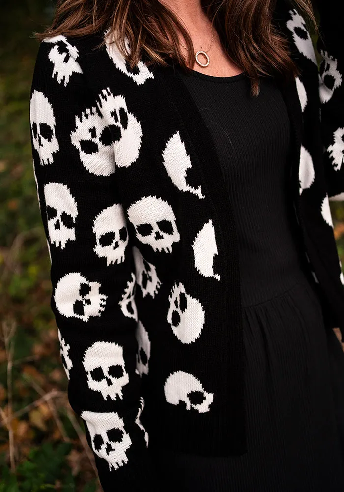 Skull Knit Cardigan
