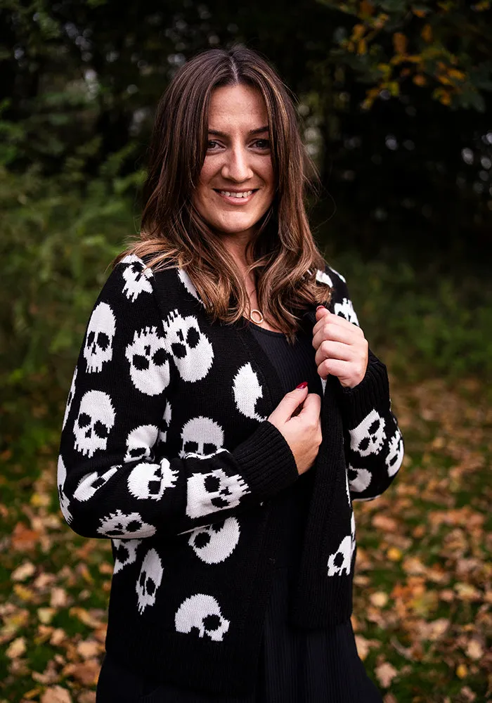 Skull Knit Cardigan