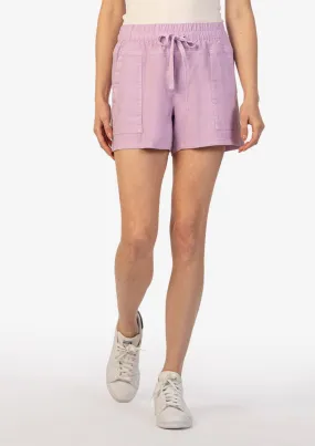 Smocked Waistband Shorts - Pink Punch