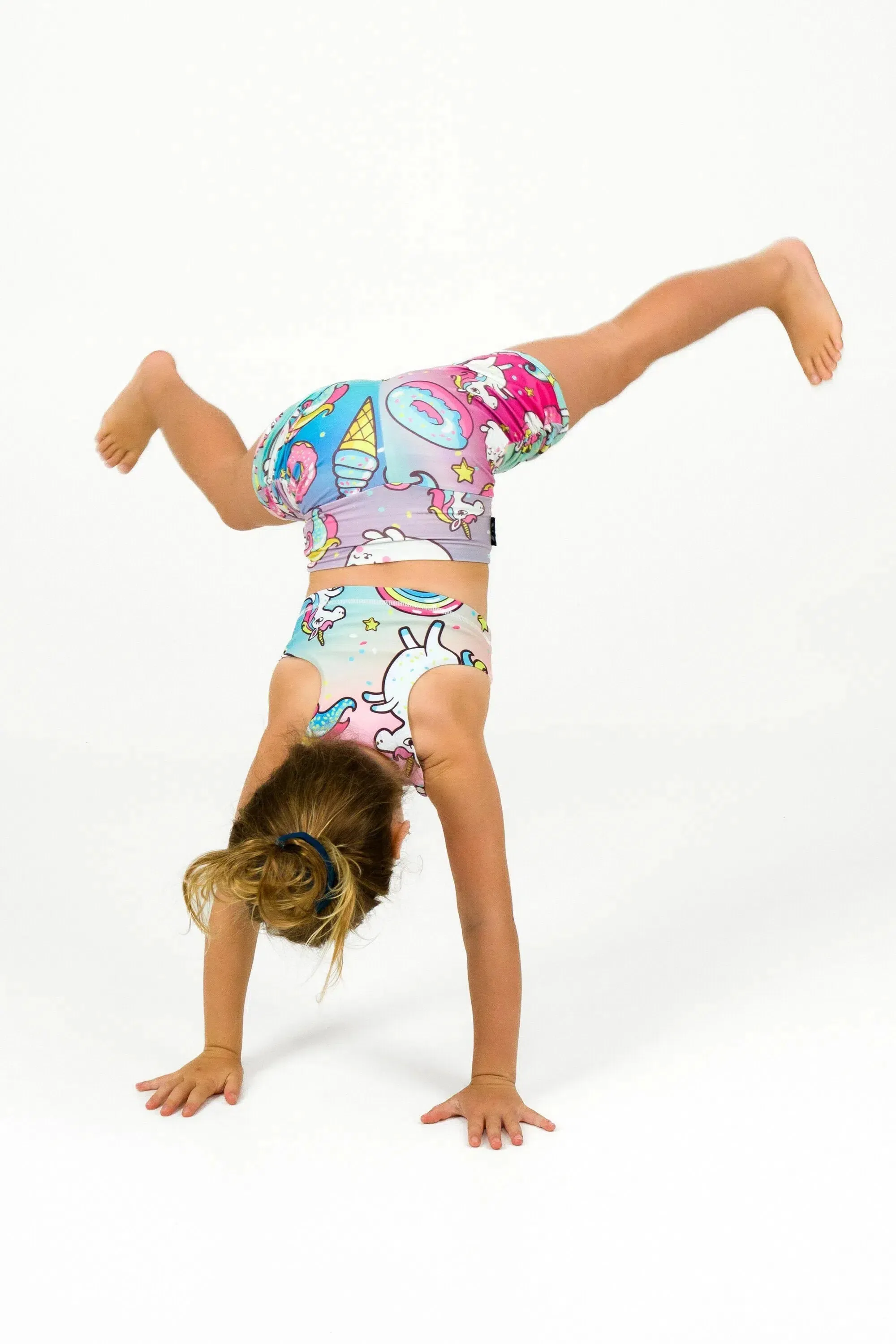 Soft To Touch Kids Jogger Shorts - Unicorn