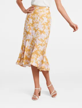 Valerie Button Down Midi Skirt
