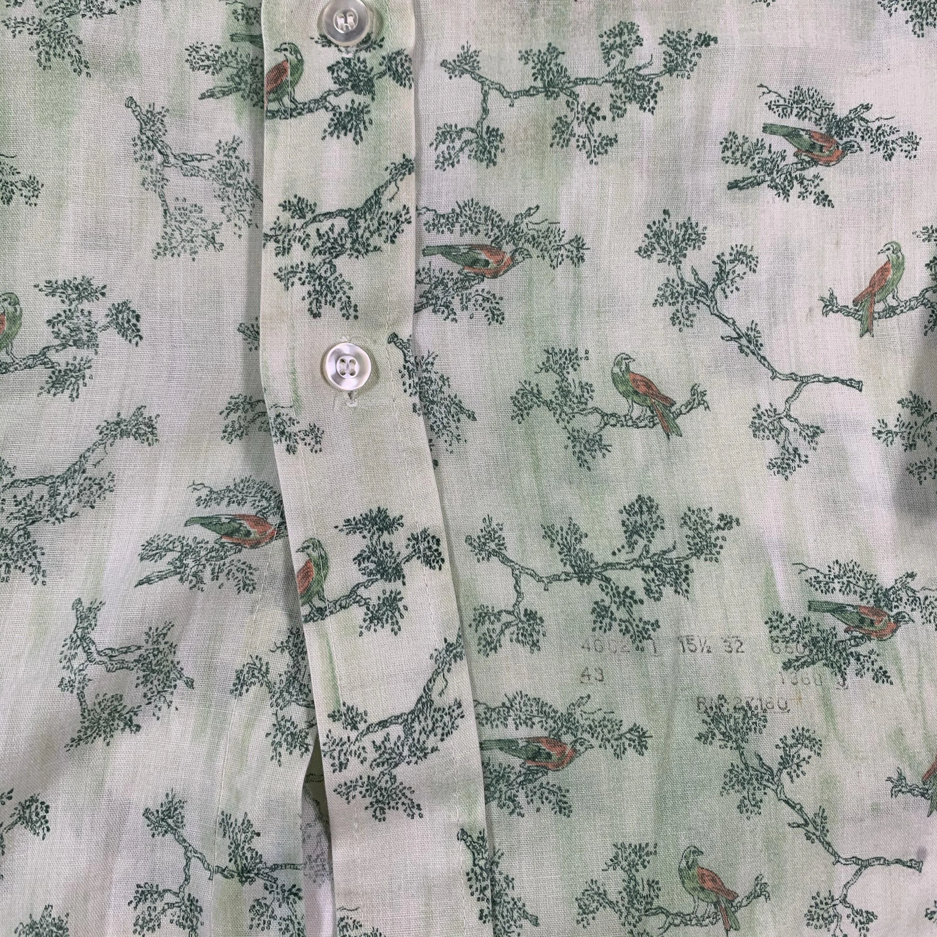 Vintage 70’s Canary “All Over Print” Button Up Shirt