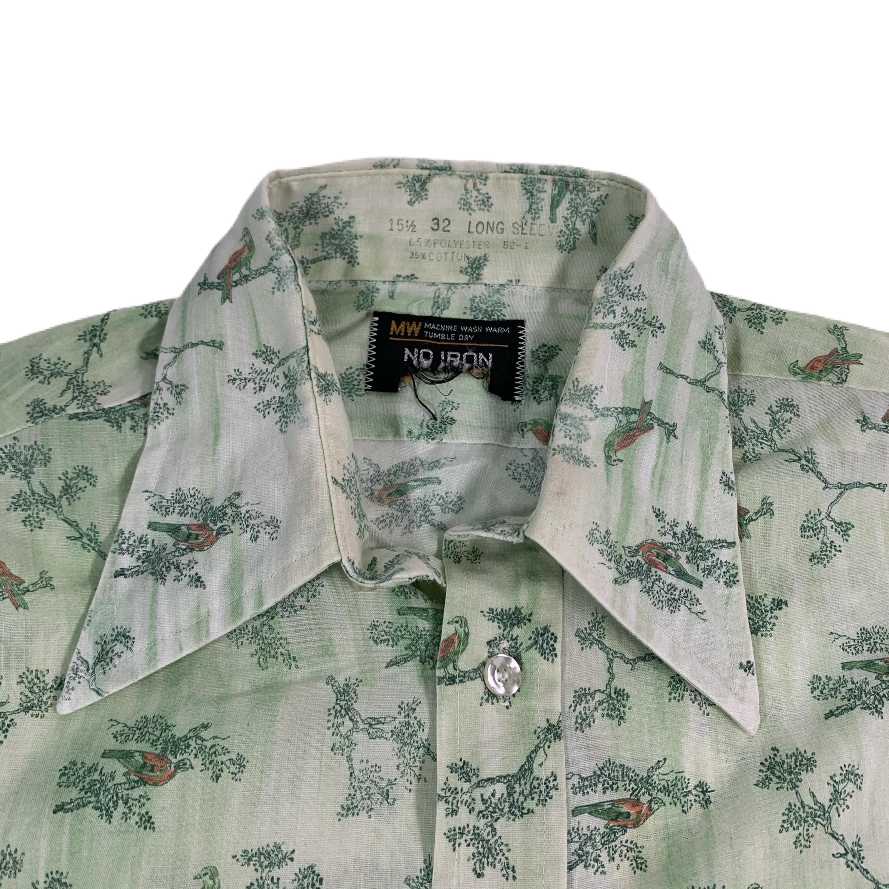 Vintage 70’s Canary “All Over Print” Button Up Shirt