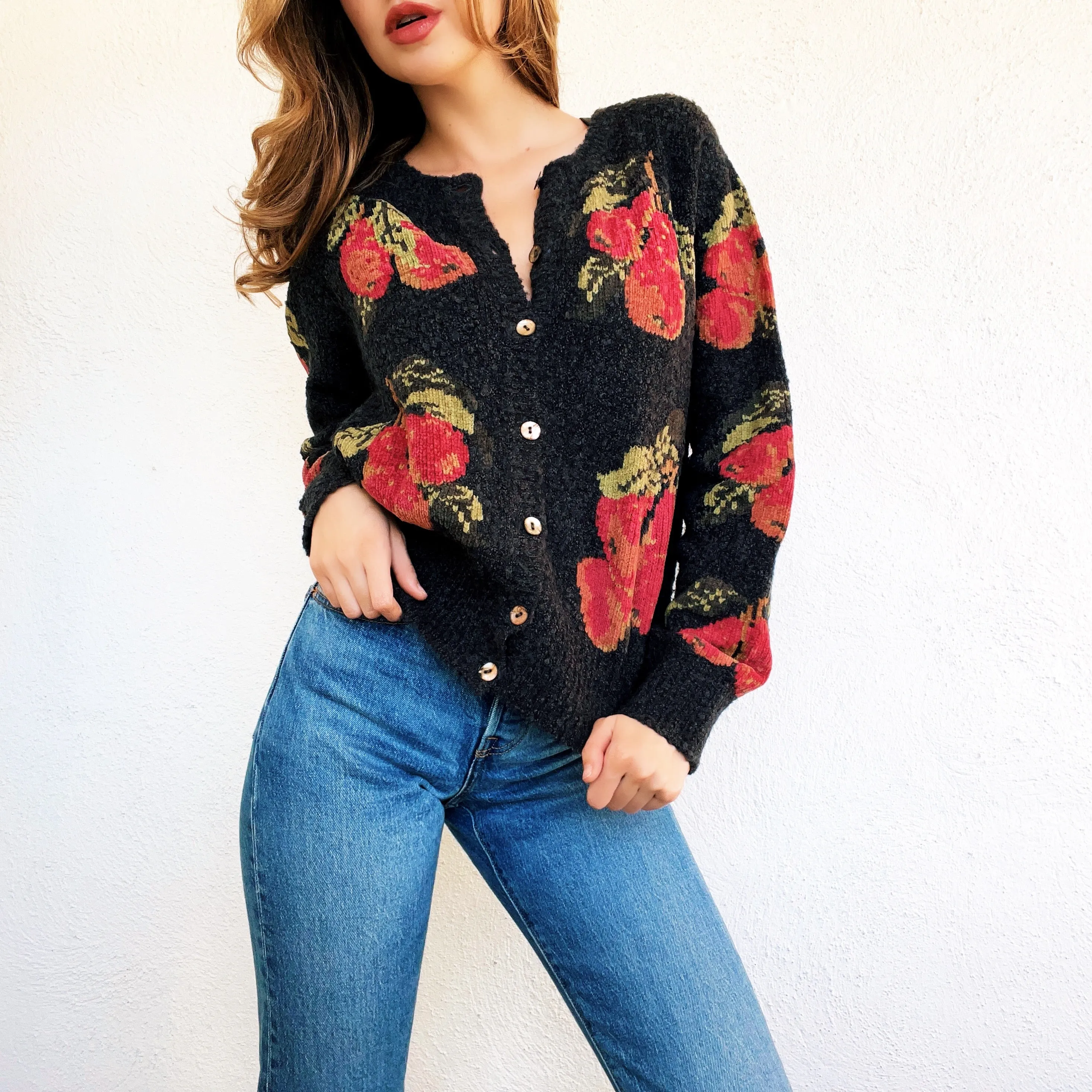 Vintage Pear Cardigan