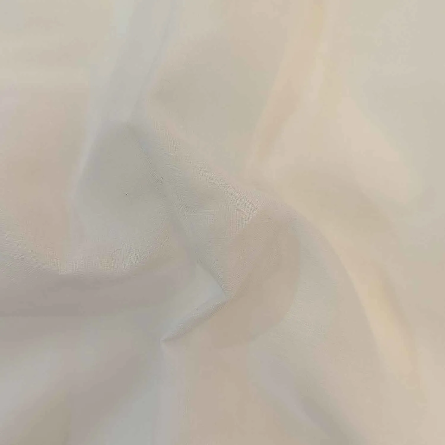 White Plain Dyeable Finest Cotton Voile Fabric (Wholesale)