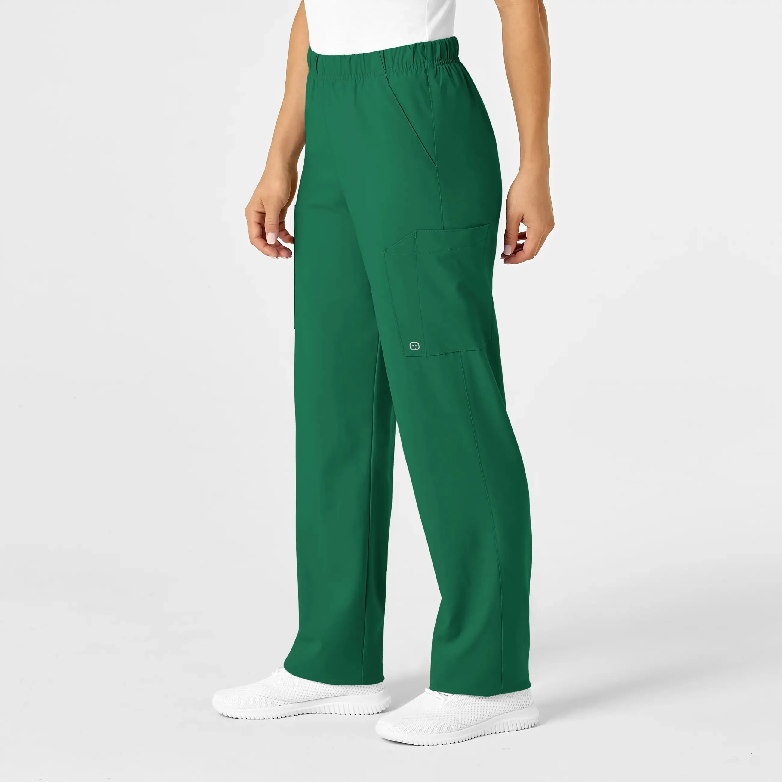 Wink Unisex Multi-Cargo Scrub Pant - Hunter