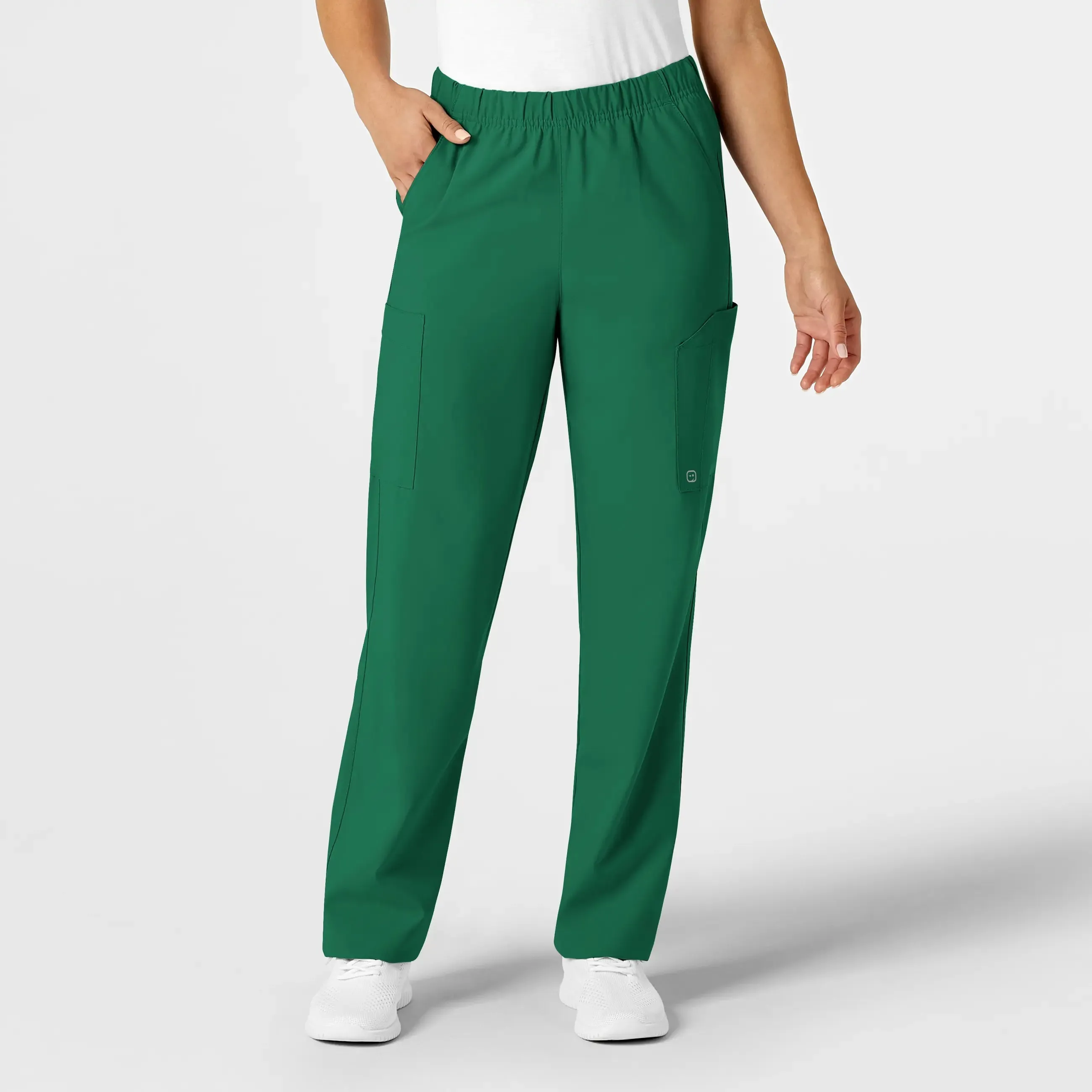 Wink Unisex Multi-Cargo Scrub Pant - Hunter