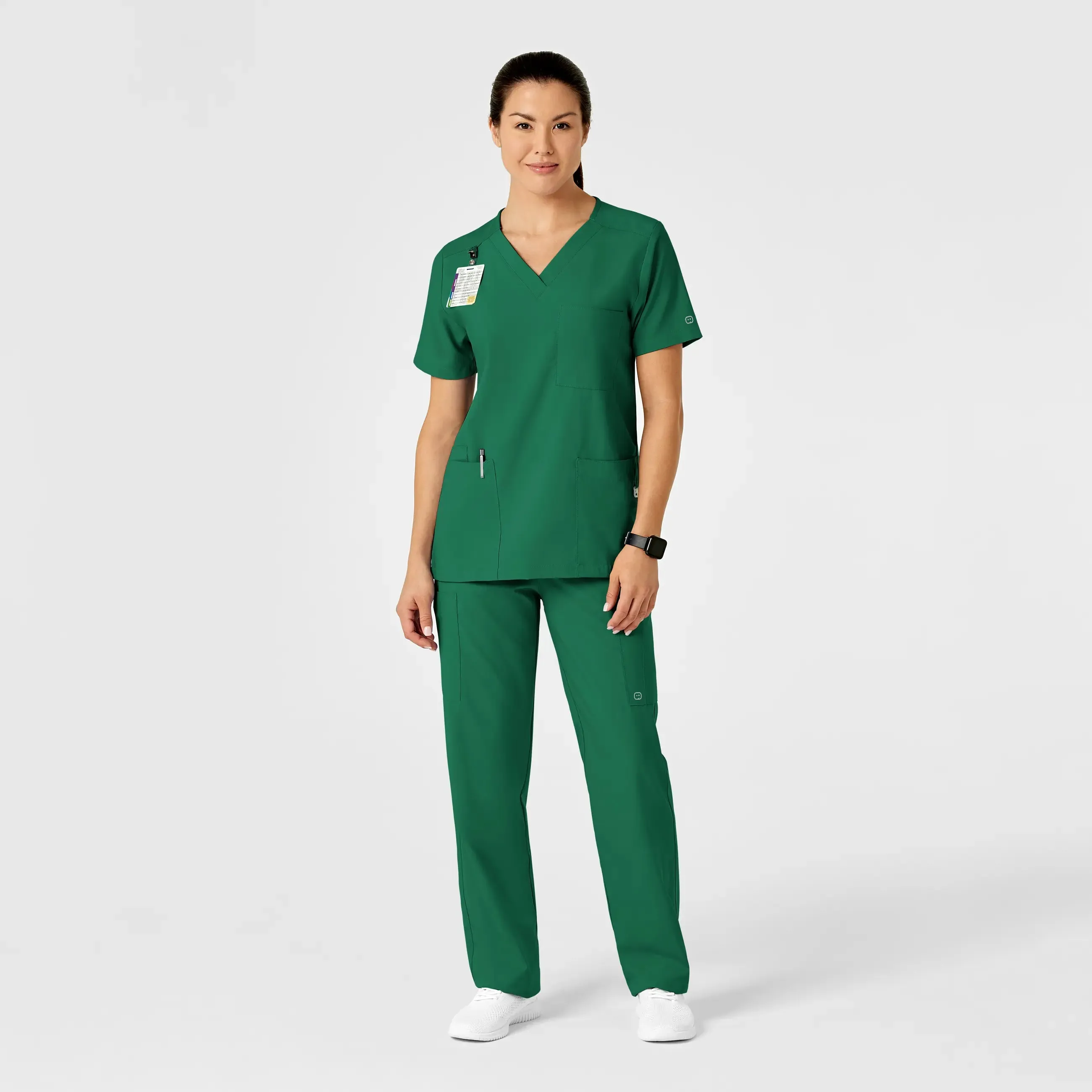 Wink Unisex Multi-Cargo Scrub Pant - Hunter