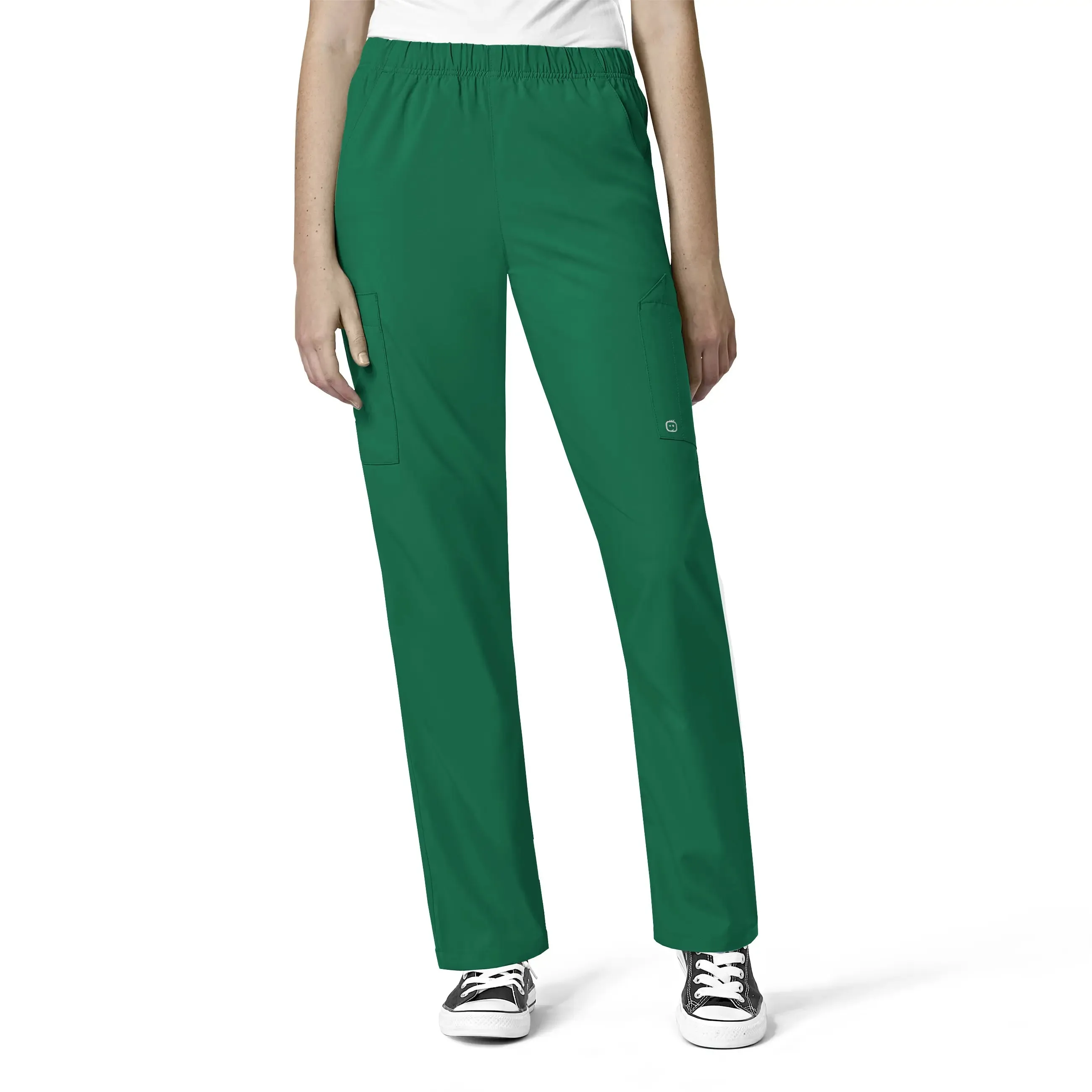Wink Unisex Multi-Cargo Scrub Pant - Hunter