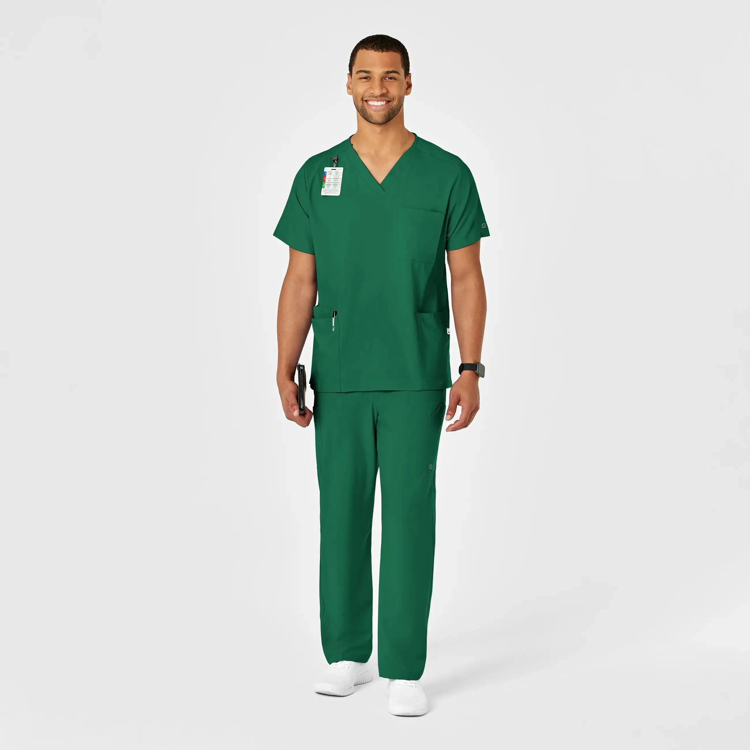 Wink Unisex Multi-Cargo Scrub Pant - Hunter