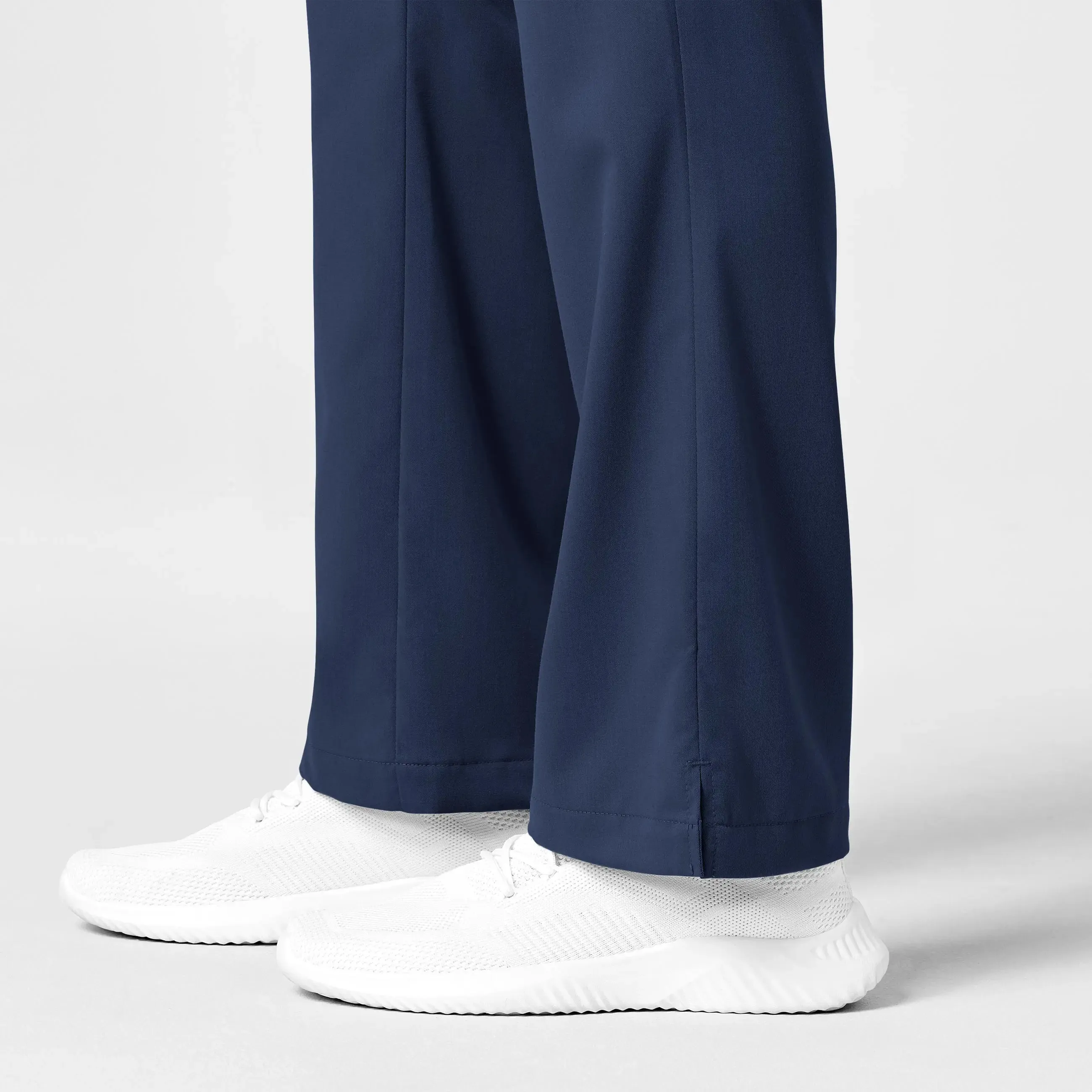 Wink Women's Moderate Flare Leg Cargo Scrub Pant - Navy